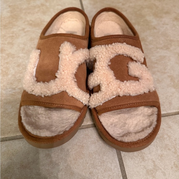 UGG Shoes - UGG fur slides/slipper